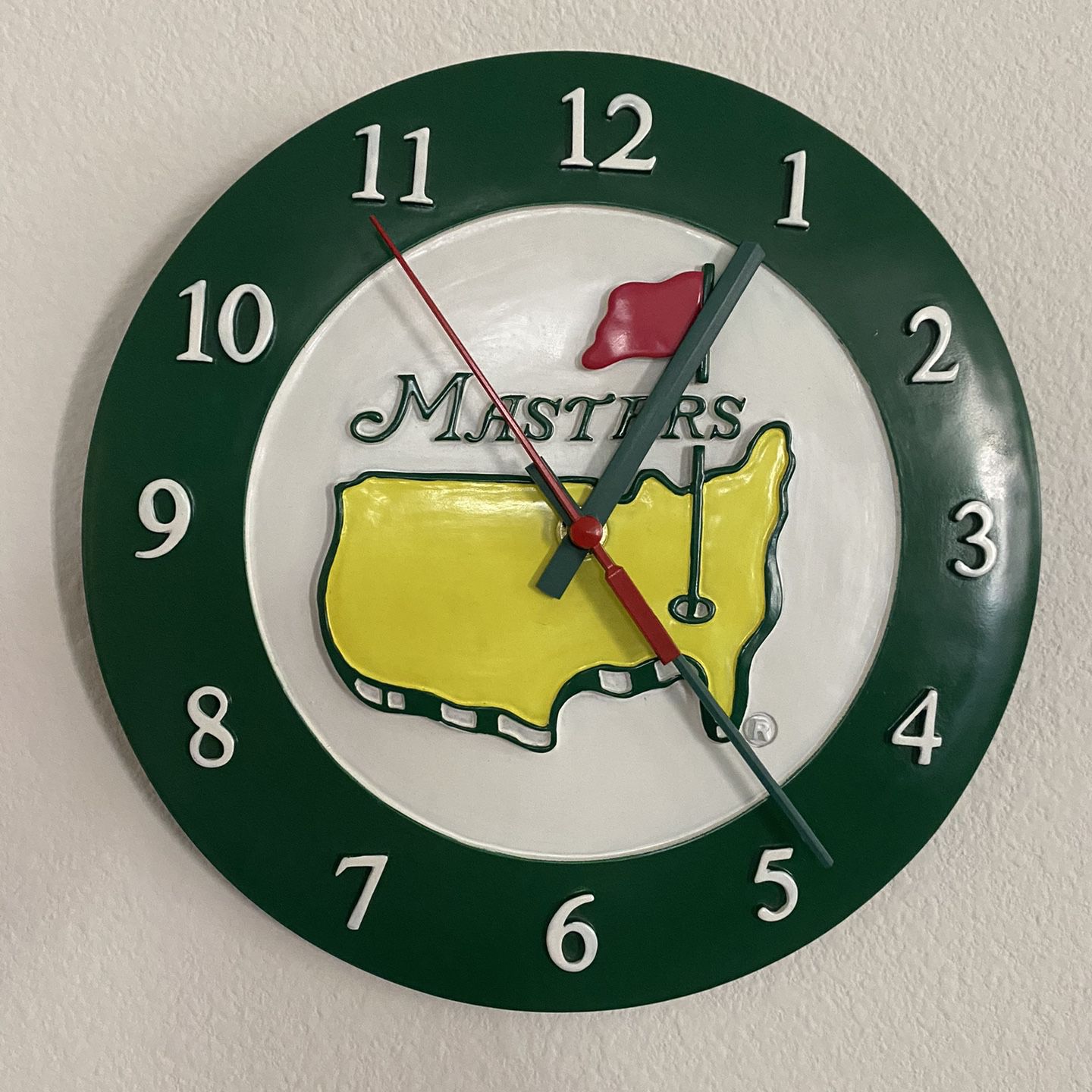 The Masters Tournament Golf Wall Clock