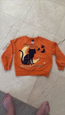 Halloween sweat shirt Hocus Pocus girls top size 10/12