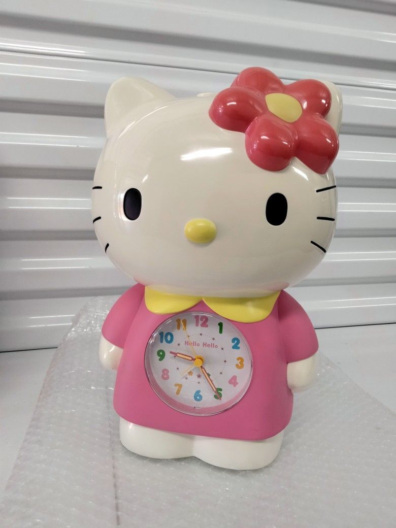 Vintage Hello Kitty 12" Alarm Clock