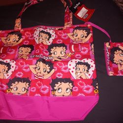 Women's Large Betty Boop Tote Bag