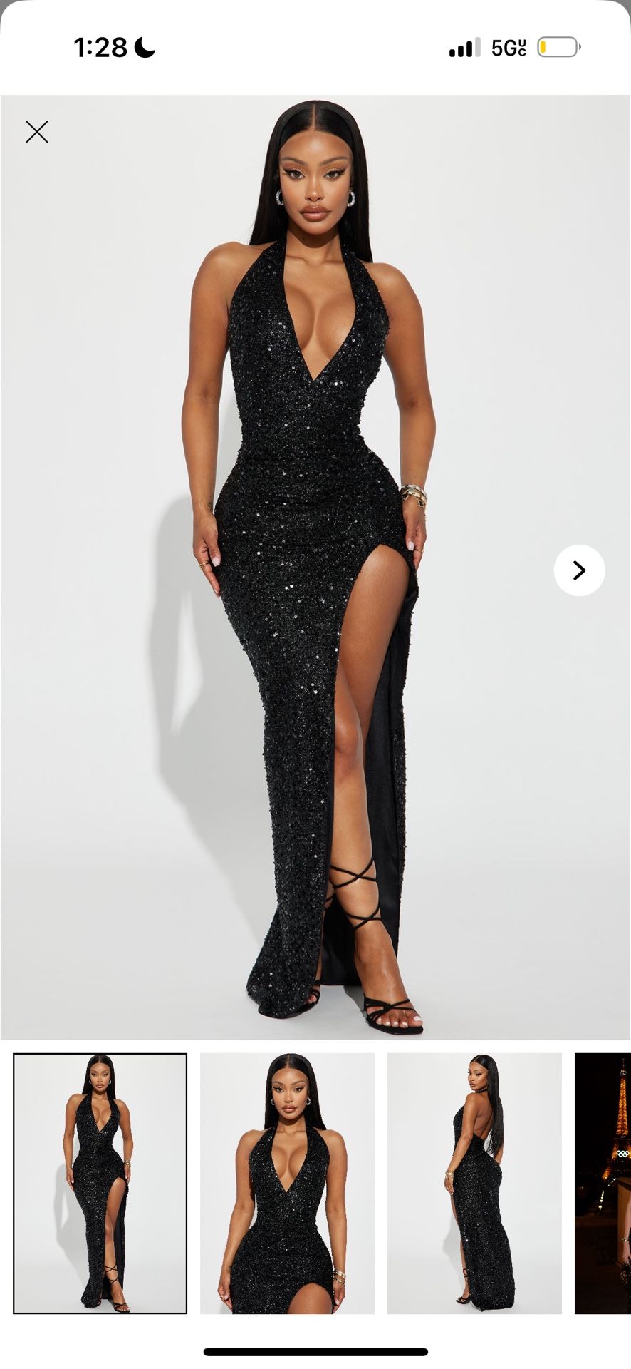 Sexy Sequin Maxi Dress