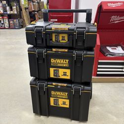 BRAND NEW DEWALT TOUGHSYSTEM 2.0 24 in. Tower Tool Box System (3 Piece Set)