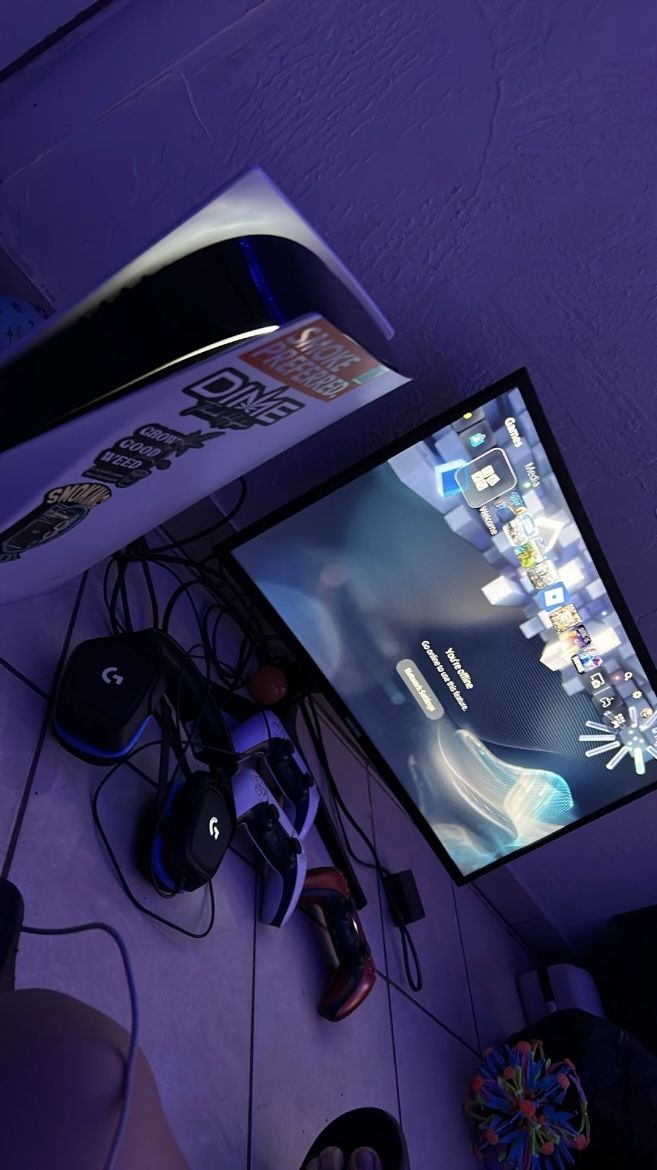 Curved Samsung Monitor Ps5 Controller