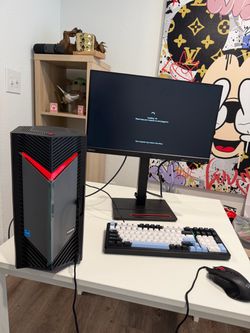 Acer Nitro Gaming PC + Lenovo Monitor – Full Setup