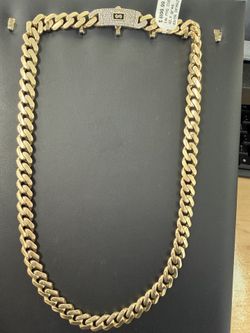 14K cuban necklace
