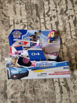 NIB Spin Master PAW Patrol Search & Rescue Skye Helicopter & Figure Set 3+