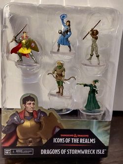WizKids D&D Icons of The Realms: Dragons of Stormwreck Isle Set! ( New Open box)