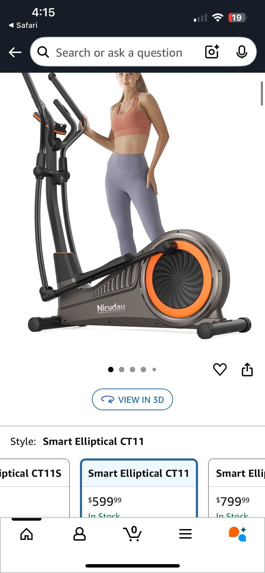 niceday elliptical machine