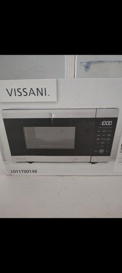 NEW Vissani 0.9 cu ft Countertop Microwave Over Air Fry Convection 900W Stainless Steel