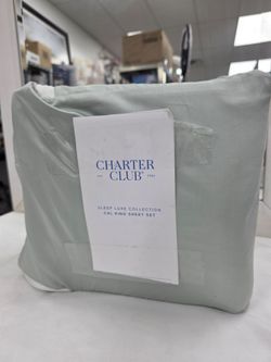 Charter Club Sleep Luxe Cal King Sheet Set