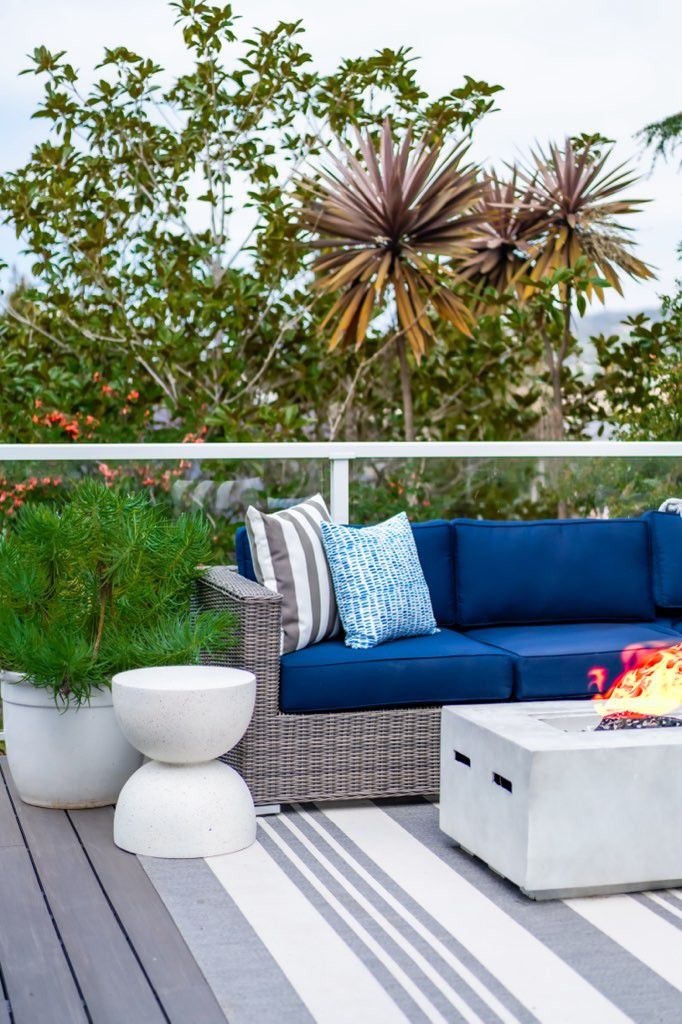 New Sunbrella Outdoor Wicker Patio Furniture Lounge Sectional Set