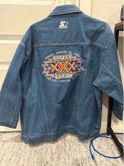Super Bowl 1996 vintage Jean jacket. xl