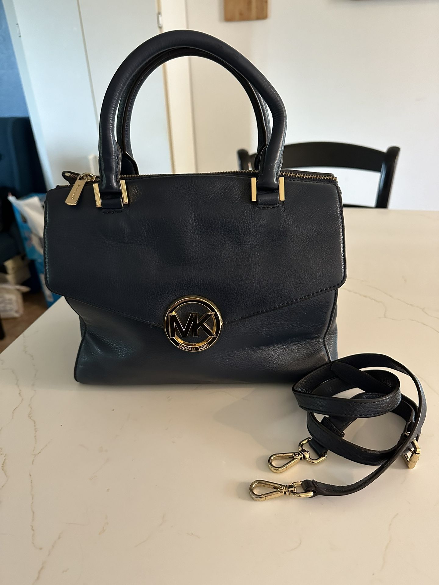 Navy Michael  Kors Bag