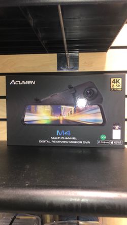 Acumen m4 3 Chanel digital rear view mirror