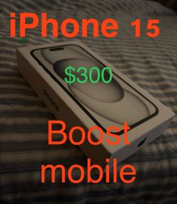 iPhone 15 Boost Mobile