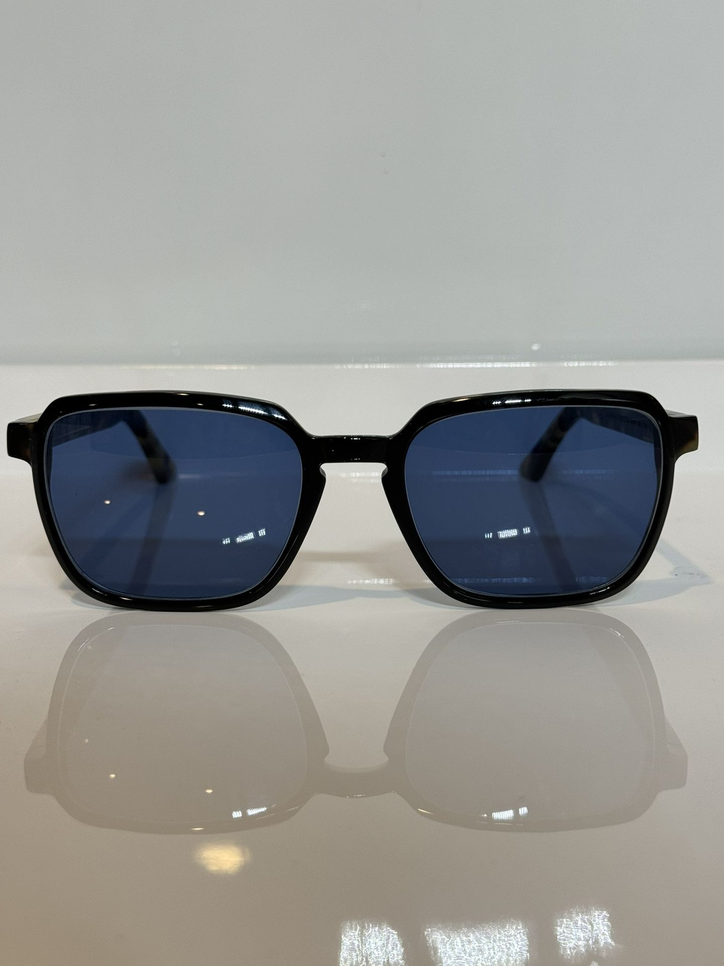 New Cutler & Gross 1361 Black Square Acetate Sunglasses