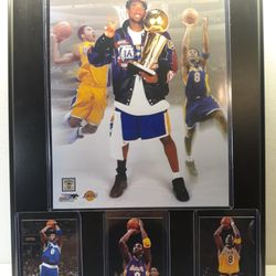 Kobe Bryant 2nd Championship Plaque 