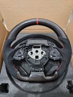BRAND NEW 2016-2024 CHEVROLET CAMARO Real Carbon Fiber Steering Wheel