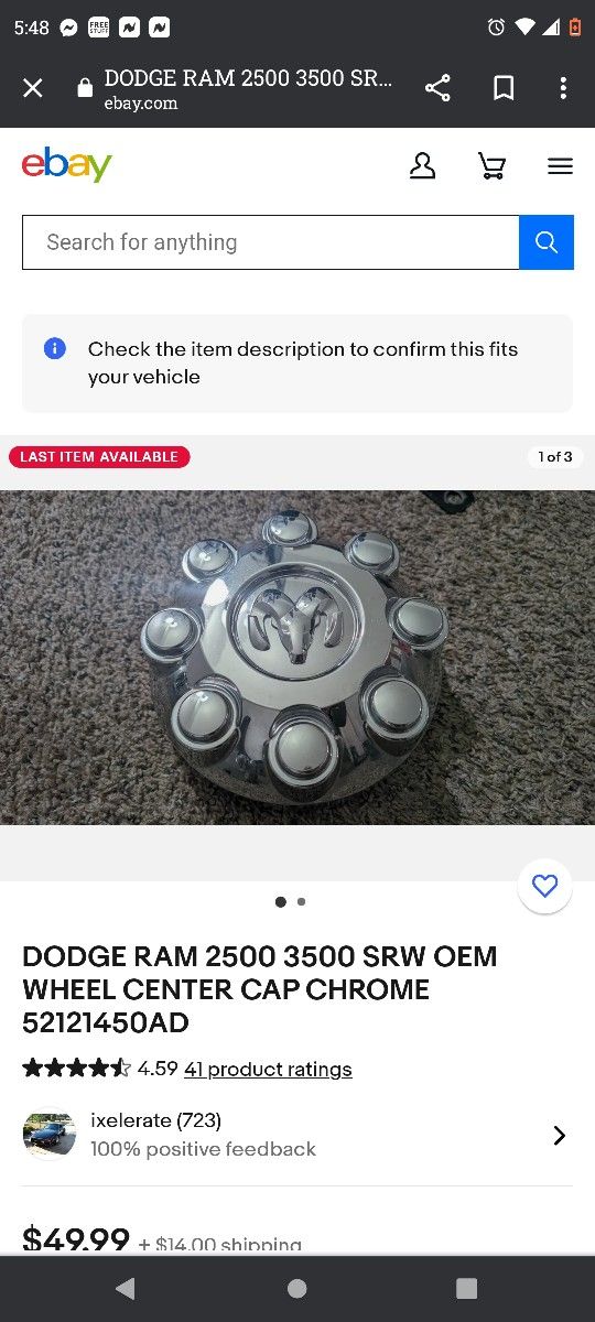 Center Cap Dodge 2(contact info removed)