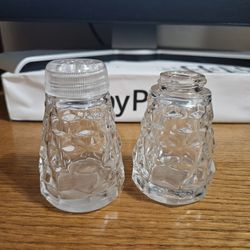 Fostoria Salt And Pepper Shakers Vintage 