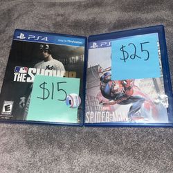 PlayStation 4 & 5 Video Games PS4 PS5 Spider-Man The Show 18 Baseball