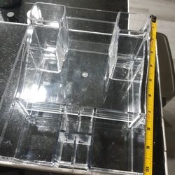 Large ACRYLIC Vanity ORGANIZER EXCELLENT CONDITION 