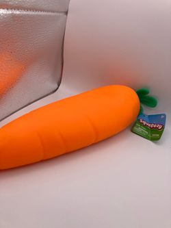 Squeeezy Carrot Squishy Toy