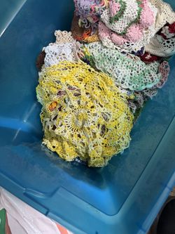 Vintage Crochet Table Top Pieces