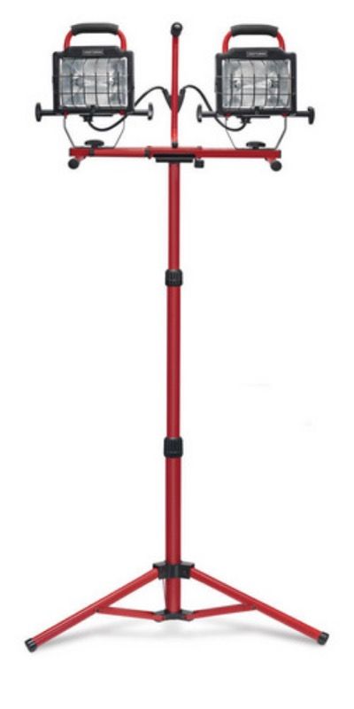 Craftsman 1000 watt halogen worklight with tripod