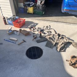 Welding torches, and accessories