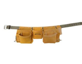 McGuire – Nicholas 11-Pocket Leather Waist Tool Belt/Contractor's Apron