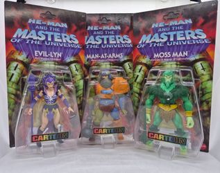 Masters of the Universe Cartoon Action Figures Set of 3