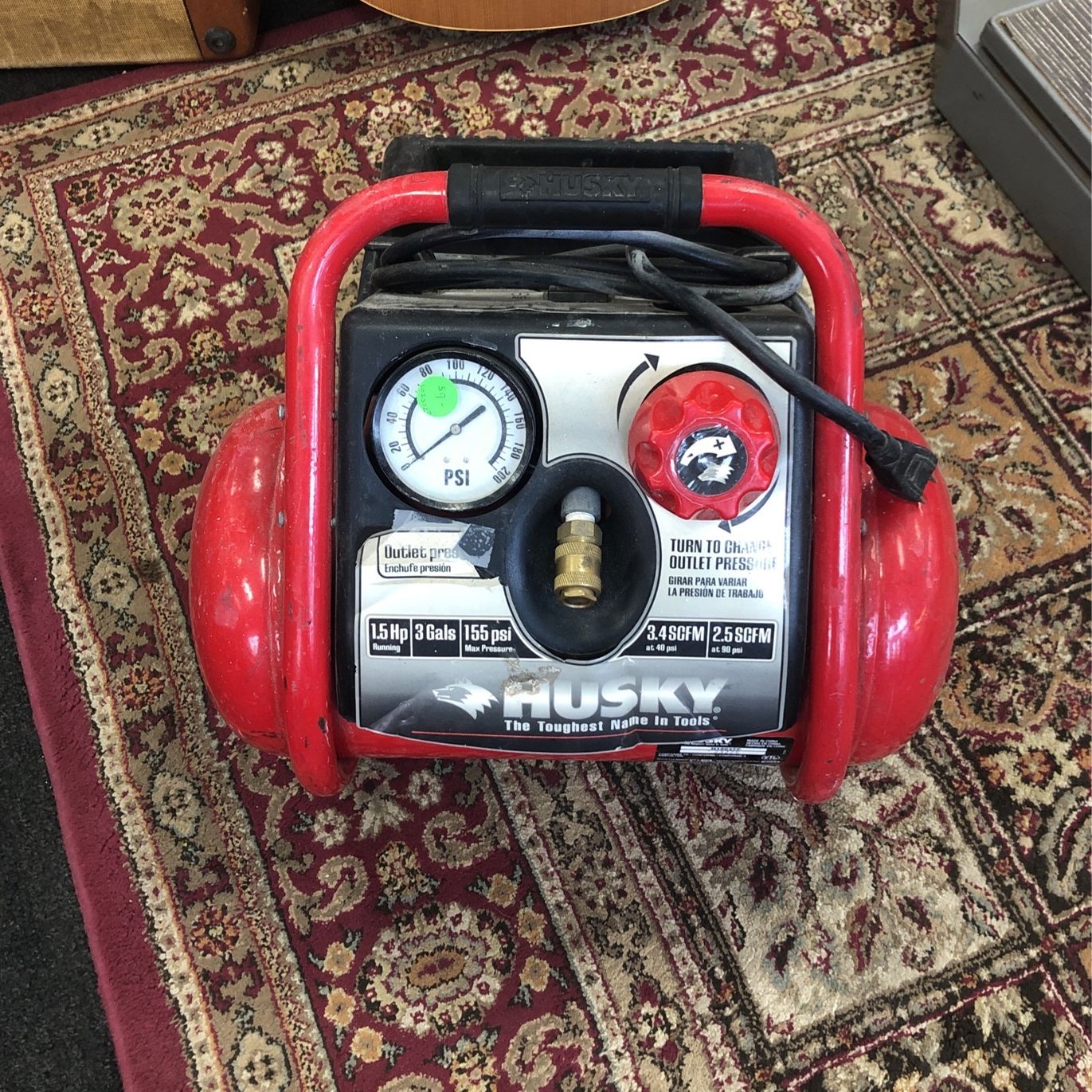 Husky 155 psi air compressor deals