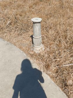 Concrete Sundial Pillar