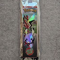 [SEALED] POKEMON x Santa Cruz - Blind Bag Foil Skateboard Deck New Unopened DM for pricing.