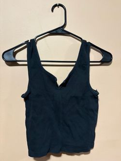 Black tank top