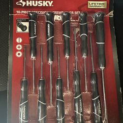 HUSKY 10 PIECES PRECISION SCREWDRIVER SET