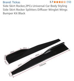 Car side skirts