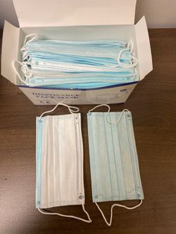 Hovsco Disposable 3-Ply Earloop face mask for Personal use face masks 50 pcs