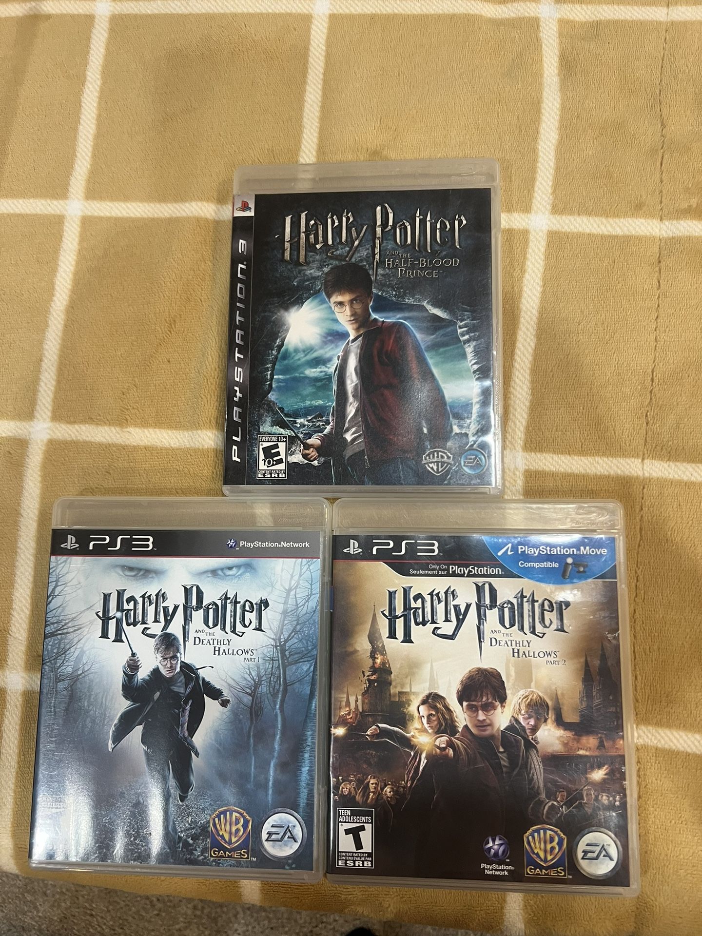 Harry Potter PS3 PlayStation 3 Video Game Lot Bundle