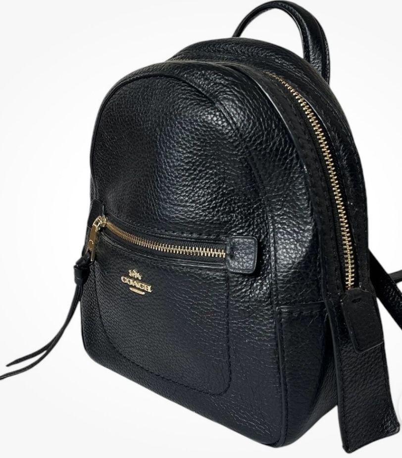 Coach Andy Mini Backpack Andi Compact Crossbody Daypack Black Leather # F30530