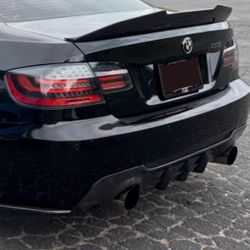 BMW Trunk E92 Black With Carbon Fiber