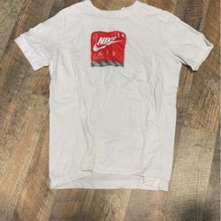 White Nike Air Youth L T-Shirt