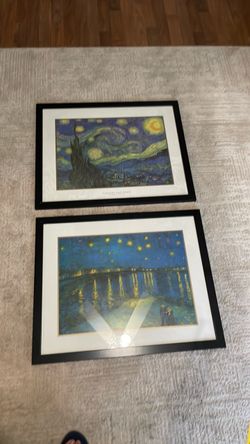 Vincent van Gogh Prints  matted and framed