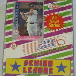 1991 Pacific Senior League Baseball Wax Box - 36 Packs