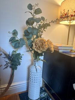 Large Floral Arrangement + Vase