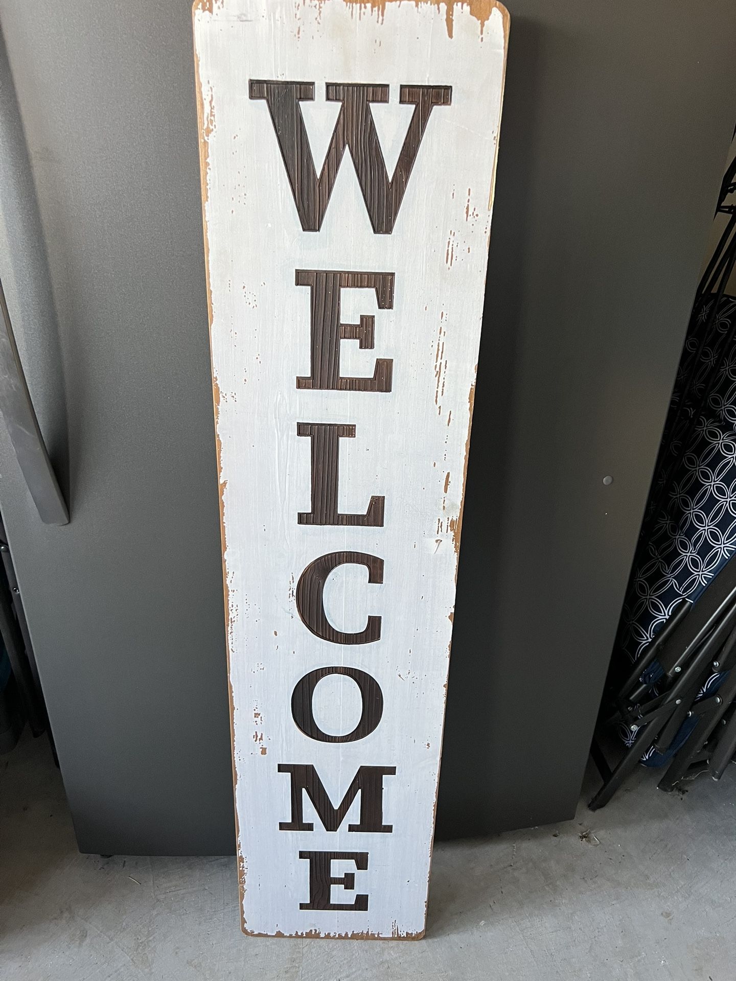 Welcome Sign  Sign 48”x11”
