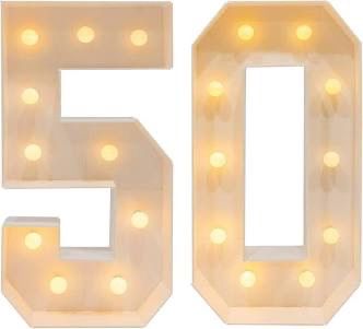 4Ft Numbers W Lights