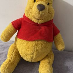 Disney Store Authentic Winnie The Pooh Plush 15” Super Soft Stuffed Teddy Bear