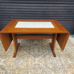 Mid Century Danish Teak Toled Extendable Dining Table From Made in Denmark  Gangso Mobler .